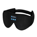 New 3D Stereo Light Blocking USB Rechargeable Smart Eye Mask Elastic Knit Silk Fabric White Noise Sleep Aid Wireless Bluetooth
